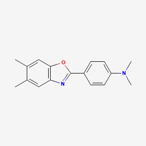 4-(5,6-Dimethylbenzo[d]oxazol-2-yl)-N,N-dimethylaniline