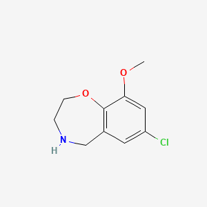 7-Chloro-9-methoxy-2,3,4,5-tetrahydrobenzo[f][1,4]oxazepine