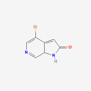 4-Bromo-1H-pyrrolo[2,3-c]pyridin-2(7aH)-one