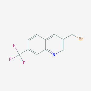 3-(Bromomethyl)-7-(trifluoromethyl)quinoline