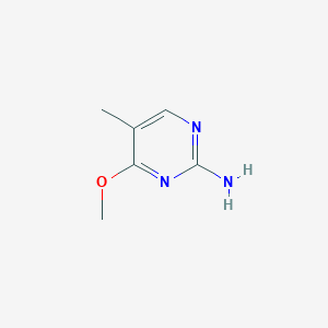 molecular formula C6H9N3O B11776833 4-Methoxy-5-methylpyrimidin-2-amine 