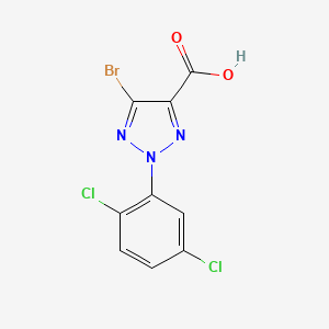 5-Bromo-2-(2,5-dichlorophenyl)-2H-1,2,3-triazole-4-carboxylic acid