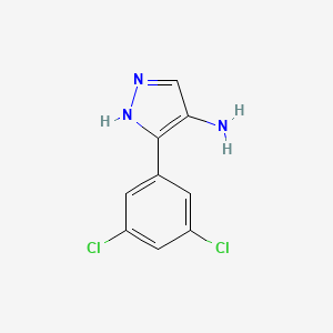 3-(3,5-Dichlorophenyl)-1H-pyrazol-4-amine