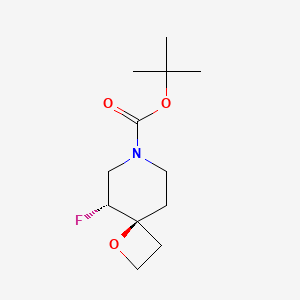 molecular formula C12H20FNO3 B11776943 (4S,5R)-tert-Butyl 5-fluoro-1-oxa-7-azaspiro[3.5]nonane-7-carboxylate 