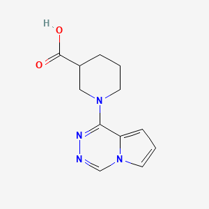 1-(Pyrrolo[1,2-d][1,2,4]triazin-1-yl)piperidine-3-carboxylic acid