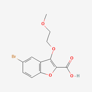 5-Bromo-3-(2-methoxyethoxy)benzofuran-2-carboxylic acid