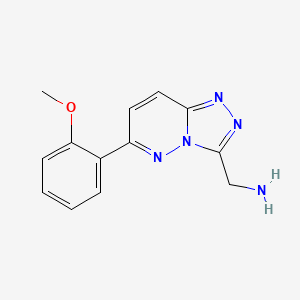 (6-(2-Methoxyphenyl)-[1,2,4]triazolo[4,3-b]pyridazin-3-yl)methanamine