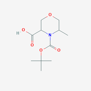 4-(tert-Butoxycarbonyl)-5-methylmorpholine-3-carboxylic acid