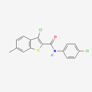 3-Chloro-N-(4-chlorophenyl)-6-methylbenzo[b]thiophene-2-carboxamide