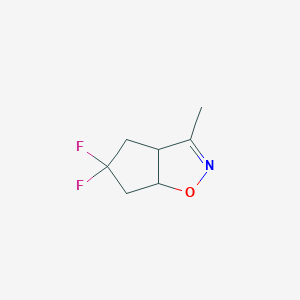 5,5-Difluoro-3-methyl-4,5,6,6A-tetrahydro-3AH-cyclopenta[D]isoxazole