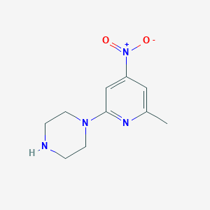 1-(6-Methyl-4-nitropyridin-2-yl)piperazine