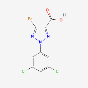 5-Bromo-2-(3,5-dichlorophenyl)-2H-1,2,3-triazole-4-carboxylic acid