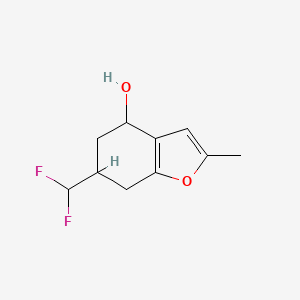 6-(Difluoromethyl)-2-methyl-4,5,6,7-tetrahydrobenzofuran-4-ol