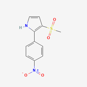 3-(Methylsulfonyl)-2-(4-nitrophenyl)-1H-pyrrole