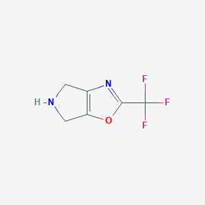 2-(Trifluoromethyl)-5,6-dihydro-4H-pyrrolo[3,4-D]oxazole