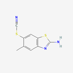 5-Methyl-6-thiocyanatobenzo[d]thiazol-2-amine