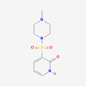 molecular formula C10H15N3O3S B11777136 3-((4-Methylpiperazin-1-yl)sulfonyl)pyridin-2(1H)-one 