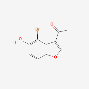 1-(4-Bromo-5-hydroxybenzofuran-3-yl)ethanone