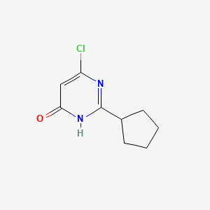 6-Chloro-2-cyclopentylpyrimidin-4(3H)-one