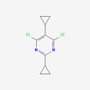 4,6-Dichloro-2,5-dicyclopropylpyrimidine