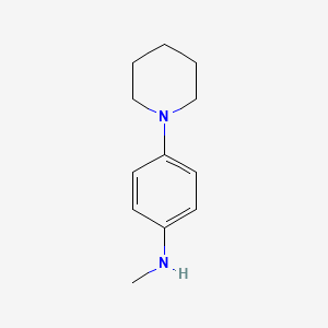 molecular formula C12H18N2 B11777206 N-Methyl-4-(piperidin-1-yl)aniline 