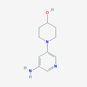 1-(5-Aminopyridin-3-yl)piperidin-4-ol