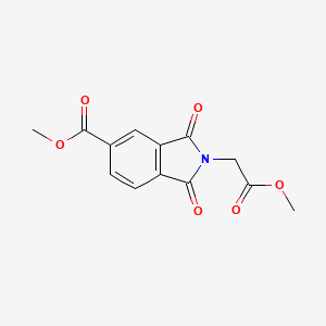 Methyl 2-(2-methoxy-2-oxoethyl)-1,3-dioxoisoindoline-5-carboxylate