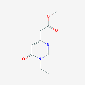 Methyl 2-(1-ethyl-6-oxo-1,6-dihydropyrimidin-4-yl)acetate