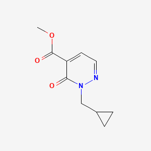 Methyl 2-(cyclopropylmethyl)-3-oxo-2,3-dihydropyridazine-4-carboxylate