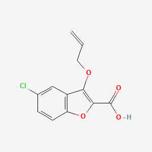 3-(Allyloxy)-5-chlorobenzofuran-2-carboxylic acid