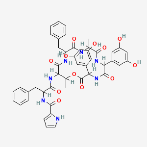 molecular formula C22H17N2P B1177782 Cochinmicin I CAS No. 146925-27-1