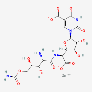 molecular formula C17H21N5O14Zn B1177793 Polyoxorim-zinc CAS No. 146659-78-1