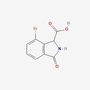 7-Bromo-3-oxoisoindoline-1-carboxylic acid