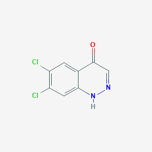 6,7-Dichlorocinnolin-4(1H)-one