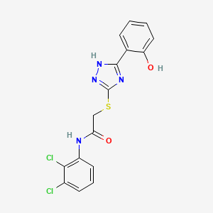 N-(2,3-Dichlorophenyl)-2-((3-(2-hydroxyphenyl)-1H-1,2,4-triazol-5-yl)thio)acetamide