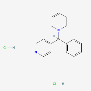 4-(Phenyl(pyridin-1(2H)-yl)methyl)pyridine dihydrochloride