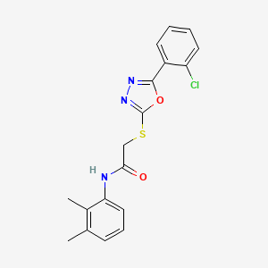 2-((5-(2-Chlorophenyl)-1,3,4-oxadiazol-2-yl)thio)-N-(2,3-dimethylphenyl)acetamide