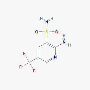 2-Amino-5-(trifluoromethyl)pyridine-3-sulfonamide