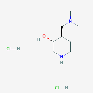 trans-4-((Dimethylamino)methyl)piperidin-3-oldihydrochloride