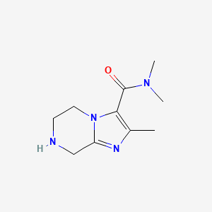 N,N,2-Trimethyl-5,6,7,8-tetrahydroimidazo[1,2-a]pyrazine-3-carboxamide