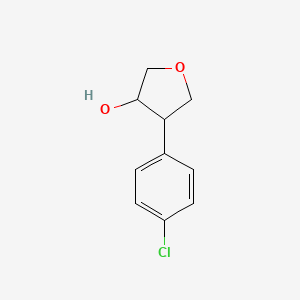 4-(4-Chlorophenyl)tetrahydrofuran-3-ol