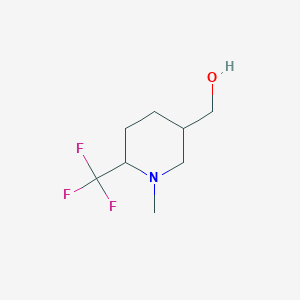 (1-Methyl-6-(trifluoromethyl)piperidin-3-yl)methanol