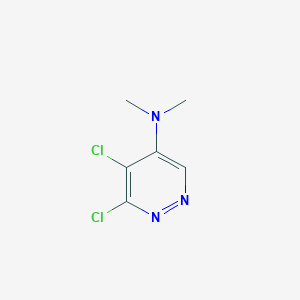 5,6-dichloro-N,N-dimethylpyridazin-4-amine