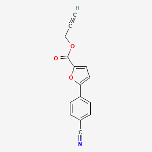 Prop-2-yn-1-yl 5-(4-cyanophenyl)furan-2-carboxylate