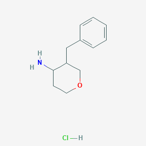 3-Benzyltetrahydro-2H-pyran-4-amine hydrochloride