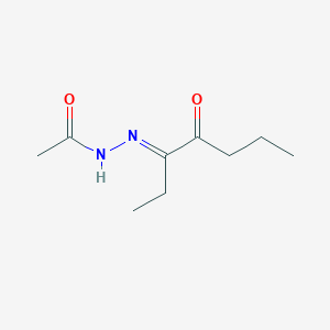 molecular formula C9H16N2O2 B1177891 N'-[(3E)-4-Oxo-3-heptanylidene]acetohydrazide CAS No. 141939-97-1