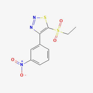 5-(Ethylsulfonyl)-4-(3-nitrophenyl)-1,2,3-thiadiazole