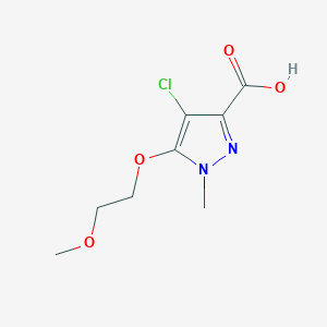 4-Chloro-5-(2-methoxyethoxy)-1-methyl-1H-pyrazole-3-carboxylic acid