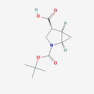 (1R,4R,5R)-2-(tert-Butoxycarbonyl)-2-azabicyclo[3.1.0]hexane-4-carboxylic acid