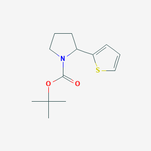 tert-Butyl 2-(thiophen-2-yl)pyrrolidine-1-carboxylate